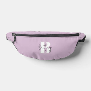 Sacs Banane Lavender Moderne Minimaliste Monogramme