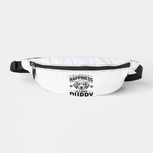 Sacs Banane Le bonheur est un chiot chaud design de t-shirt vi