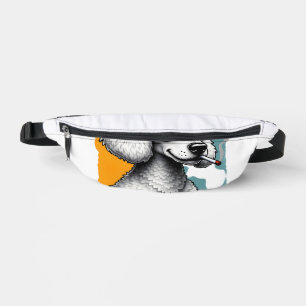 Sacs Banane Le Fluffather Caniche Vintage Drôle de Chien Mafia