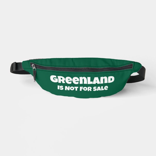 Sacs Banane Le Groenland n'est pas à vendre Fanny Pack (Recto)