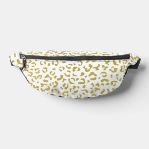 Sacs Banane Leopard d'or, Parties scintillant d'or, Empreinte 