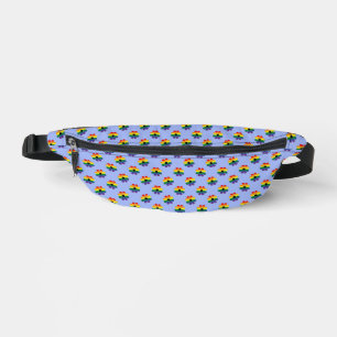 Sacs Banane LGBTQIA+ Fierté arc-en-ciel Fleurs Drapeaux LGBT P