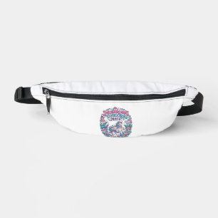 Sacs Banane Licorne Champignon Licorne Magie Coloré POD Artwor