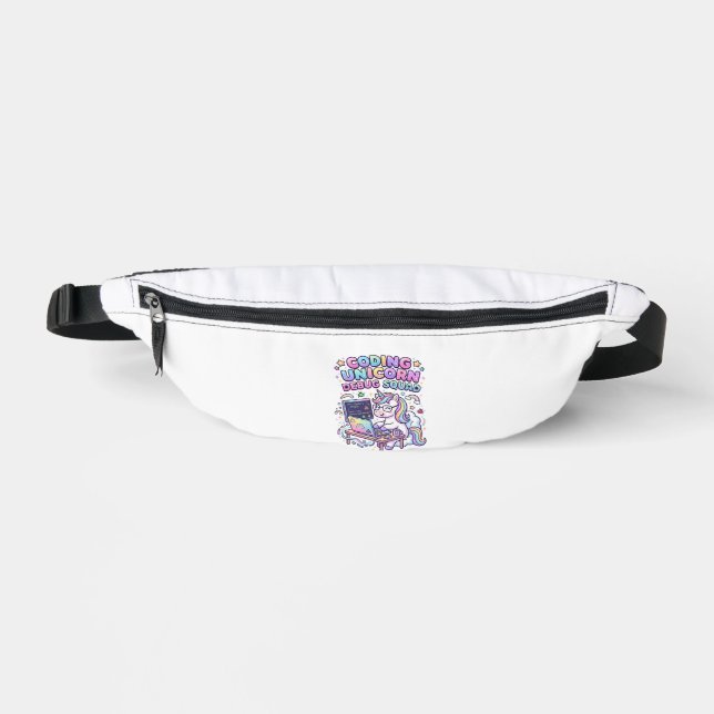 Sacs Banane Licorne Coding Licorne Debug Squad Marché Charmeur (Recto)