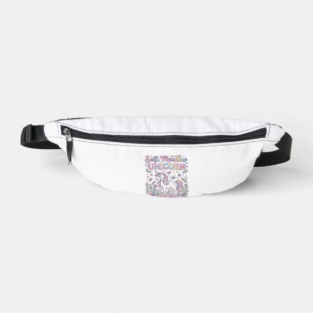 Sacs Banane Licorne Douce Prairie Licorne Adorable Conception  (Recto)