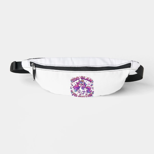 Sacs Banane Licorne Trop Glamour pour Galoper Impression sur D (Recto)