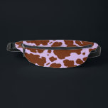 Sacs Banane Lilac Purple moderne et peau Brown de vache Imprim<br><div class="desc">Poster de animal en peau de vache moderne et tendance dans des couleurs pastel violet,  lavande,  lilas. Impression de vaches cowboy élégante pour une cowgirl moderne.</div>