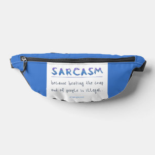 Sacs Banane L'illusion de métal poli de SlipperyJoe avec sarca