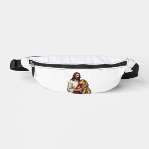 Sacs Banane Lion Et Agneau Jésus Gravé Chemise De Foi 2
