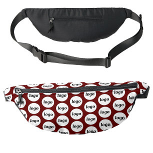 Sacs Banane Logo Motif Promotions Business Bourgogne Rouge