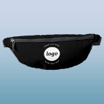 Sacs Banane Logo Simple Avec Texte Professionnel Promotionnel<br><div class="desc">Ajoutez votre propre logo et le choix du texte à cette conception. Supprimez le texte supérieur ou inférieur si vous préférez. Minimaliste et professionnel pour améliorer votre marque. Le logo s'attache à une forme de cercle. D'autres versions sont disponibles.</div>