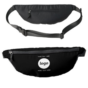 Sacs Banane Logo Texte promotionnel Marque commerciale Noir