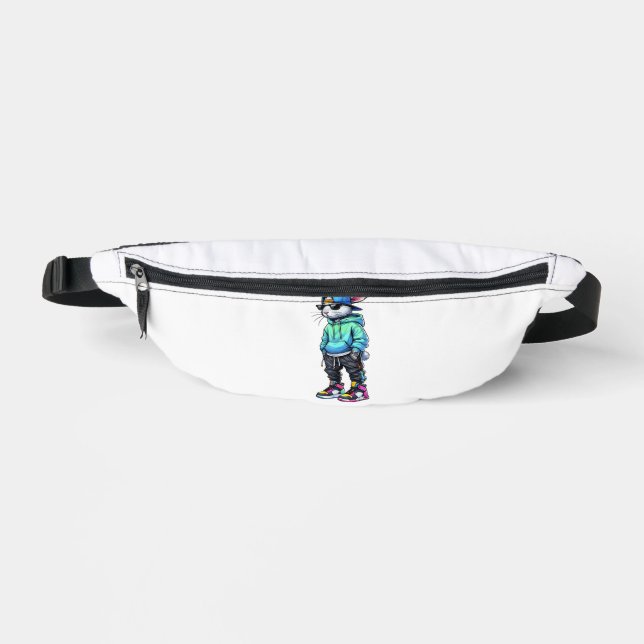 Sacs Banane Lunettes de soleil Cool Bunny Rabbit pour garçons  (Recto)