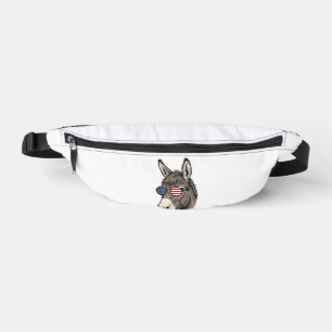 Sacs Banane Lunettes de soleil d'âne patriotique Design de T-s