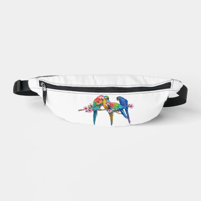 Sacs Banane Macaw Colorful Birds Fanny Pack (Recto)