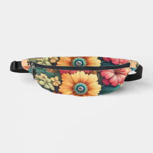 Sacs Banane Magnifique bouquet de fleurs