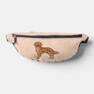 Sacs Banane Mahogany Red Golden Retriever mignon dessin