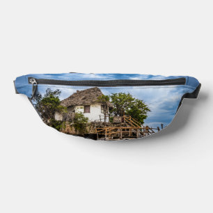 Sacs Banane Maison pittoresque sur un affleurement de corail t