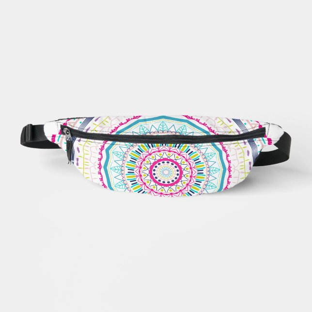 Sacs Banane mandala coloré (Recto)