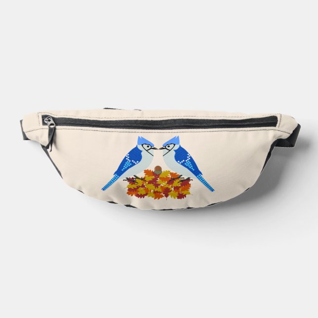 Sacs Banane Mariage de automne Kissing Blue Jays (Poser)