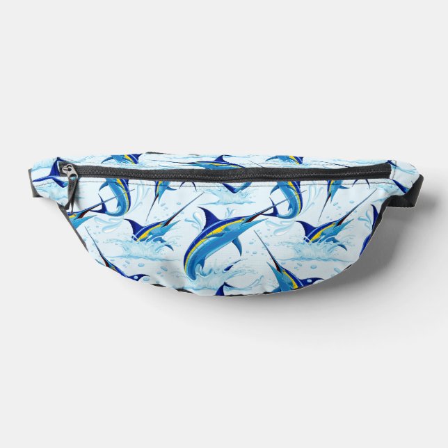 Sacs Banane Marlin Bleu Jaillissant de l'Océan (Poser)