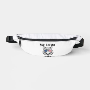 Sacs Banane Meilleur Papa Chat Patriote Vintage Design de Chat