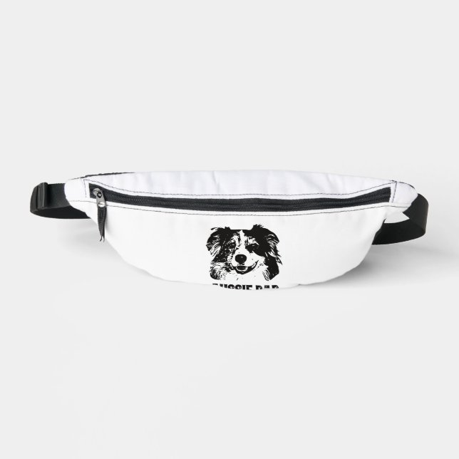 Sacs Banane Mens Aussie Papa - Australian Shepherd Chien Papa (Recto)