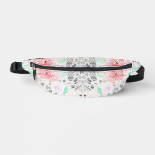 Sacs Banane Mignon aztéque floral pastel coloré