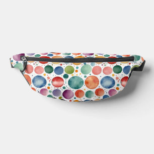 Sacs Banane Mignon Jolis Points de Couleurs Aquarelle Enfants