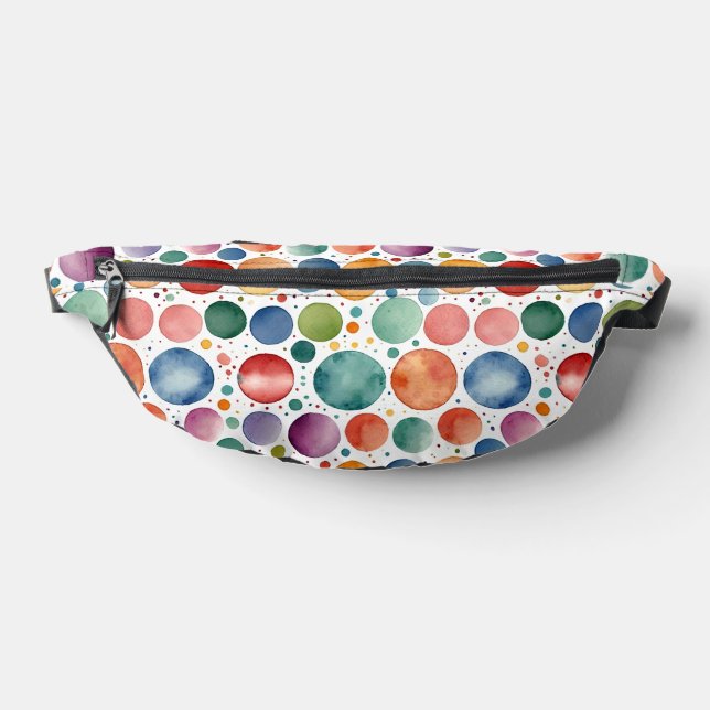 Sacs Banane Mignon Jolis Points de Couleurs Aquarelle Enfants (Poser)