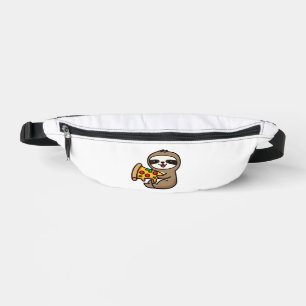 Sacs Banane Mignon Kawaii Chibi Paresseux avec Pizza � Dessin