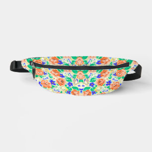 Sacs Banane Mignons papillons colorés motifs de roses