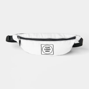 Sacs Banane Minimaliste blanc Conception de logo d'entrepris