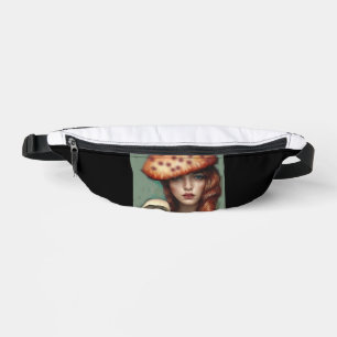 Sacs Banane minimaliste champignon tripant designer vintage