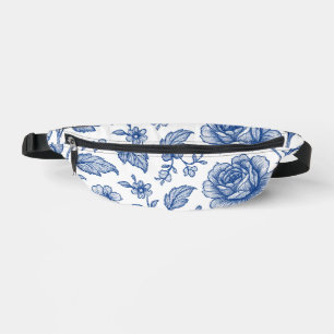 Sacs Banane Modèle Floral Royal Bleu Rose