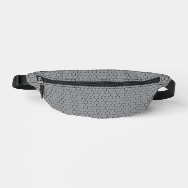 Sacs Banane Modern Hexagonal Grid Geometric Pattern (Recto)
