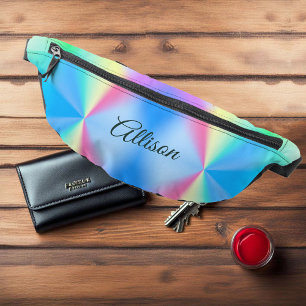Sacs Banane Moderne couleurs arc-en-ciel pastel iridescent