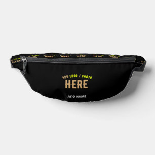 SACS BANANE MODERNE ET MODERNE PERSONNALISABLE NOIR VÉRIFIÉ