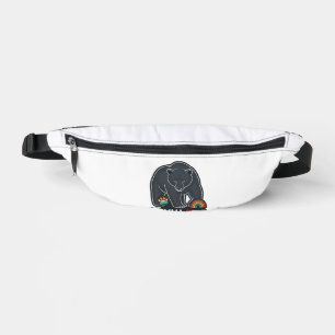 Sacs Banane Momma Bear Arc-en-ciel Design de T-shirt avec Grav