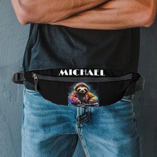 Sacs Banane Monogram Cool Neon Retro DJ Sloth