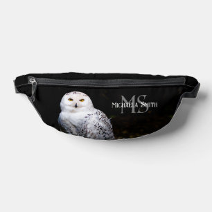 Sacs Banane Monogramme de nom personnalisé de majestueuse chou