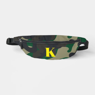Sacs Banane Monogramme Militaire Soldat Vert de l'Armée Milita