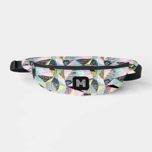 Sacs Banane Monogramme personnalisé Abstrait Motif tropical