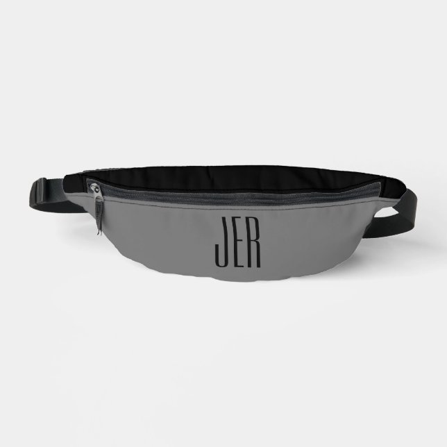 Sacs Banane Monogrammes Initiales Modernes Personnalisables Gr (Recto)