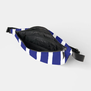 Sacs Banane Motif à rayures bleu et blanc marine