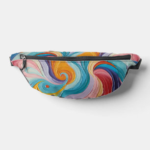 Sacs Banane Motif abstrait coloré