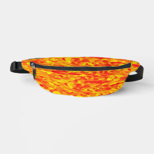 Sacs Banane Motif Abstrait orange rouge jaune