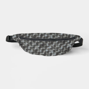 Sacs Banane Motif abstrait tissé géométrique ardoise glacée 12