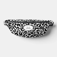 Motif animal Nom Customisé Voyage Noir Blanc