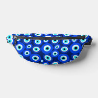 Motif blanc bleu mal aux yeux